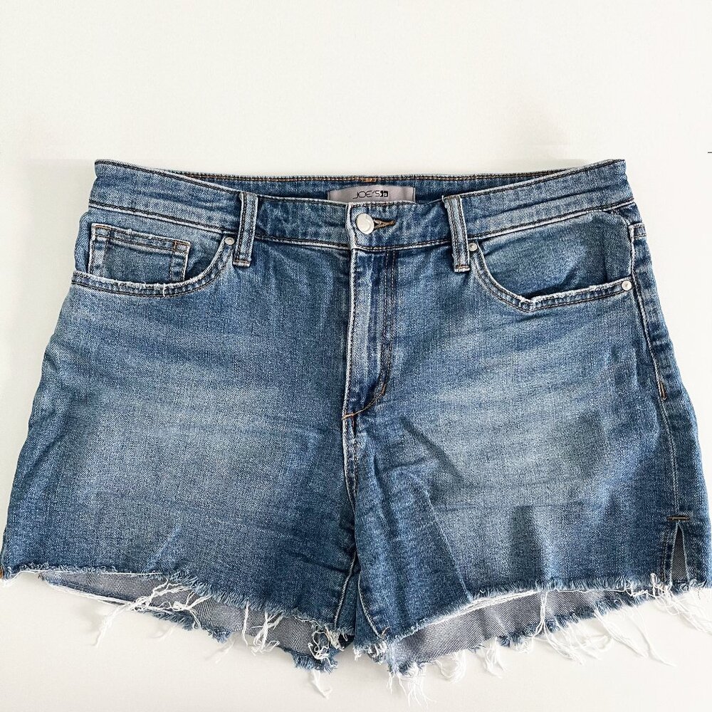 Joe's jeans blue denim stretch shorts 30 denim short, jean shorts